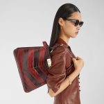 FENDI Peekaboo Soft Medium Two-tone inlaid hagfish leather bag - Image 5
